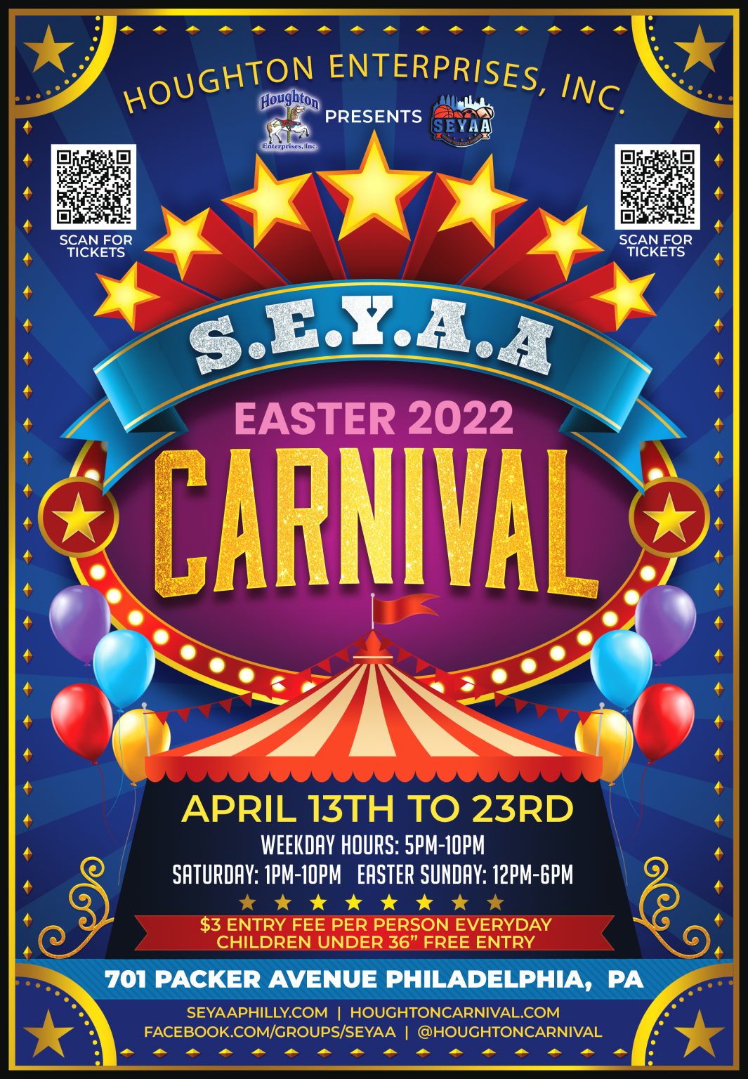 S.E.Y.A.A. Easter Carnival PreSale Tickets! S.E.Y.A.A.